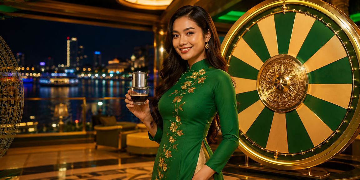 Người chơi roulette ở miền Mekong với ly cà phê