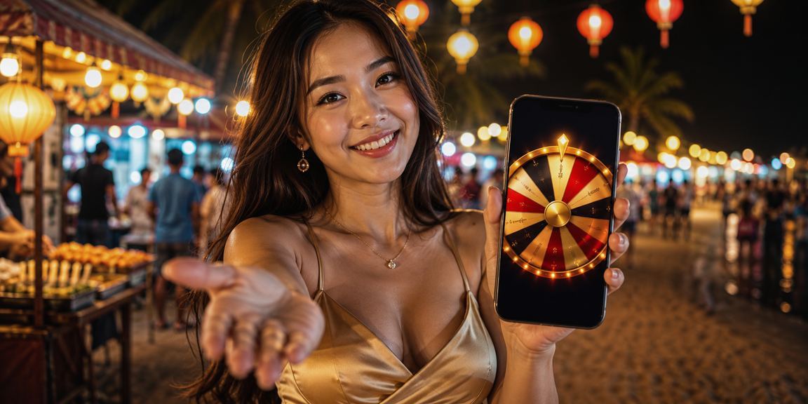 Trò chơi Roulette tại chợ đêm Phú Quốc sôi động